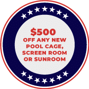 Affordable discount screen and pool room construction services